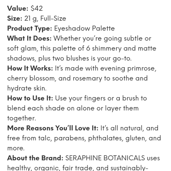 Eyeshadow & Blush Palette - Picture 2 of 8